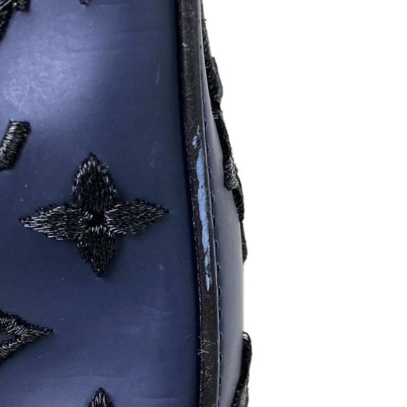 Louis Vuitton Lockit Vertical Handbag Desire Handbag Monogram Blue Marine - Picture 4 of 8